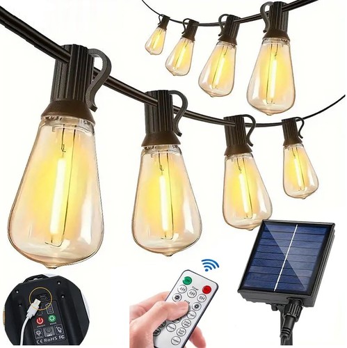 Outdoor solar string lights - outdoor,