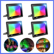 4pcs rgb led flood - 4pcs,