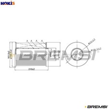 AIR FILTER FA0204 FOR MAZDA
