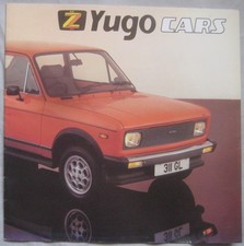 March 1983 Yugo range Brochure