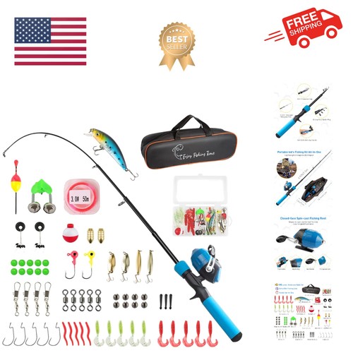 Kids fishing pole kit - fishing,