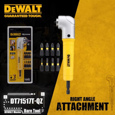 DeWalt DT71517T-QZ 90° Right Angle Drill Attachment + 10 PCS FlexTORQ Bits Set