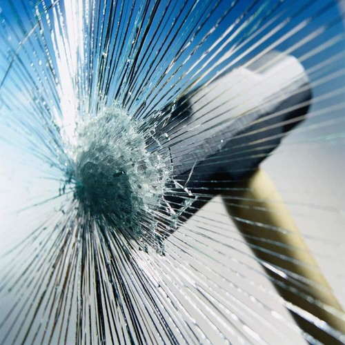 Anti shatter glass - shatter, protection