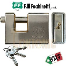 Facchinetti F8370 Fully Armoured Container Steel Roller Shutter Garage Padlock