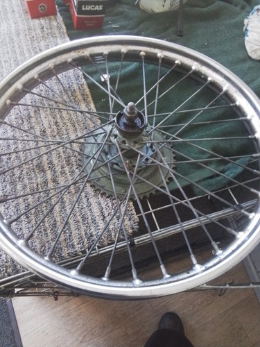 Bsa bantam rear wheel - d1,