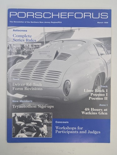 Vintage porsche club magazine - vintage,
