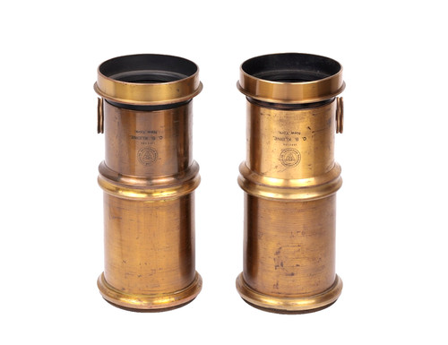 Pair brass long lenses for - pair,