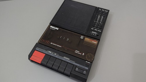 Vintage philips d6350 cassette - philips,