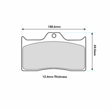 Wilwood BP-10 Brake Pads Fits