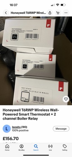 Honeywell t6r wireless - honeywell,
