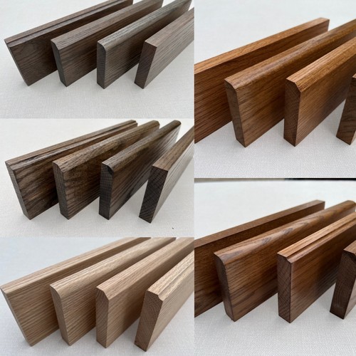 Solid oak skirting - oak, board