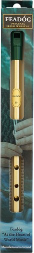 Feadog brass whistle pack - brass,