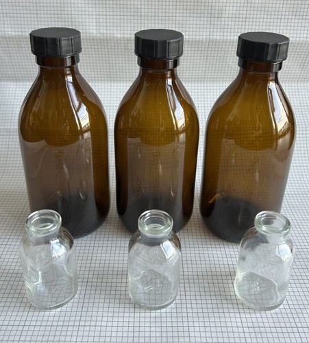 Round amber glass - amber, coffee