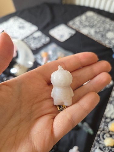 Agate pumpkin skull - agate,