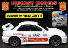 1998 SUBARU IMPREZA STi 22B WHITE HOT WHEELS DIECAST SCALE MODEL CAR NEW ON CARD