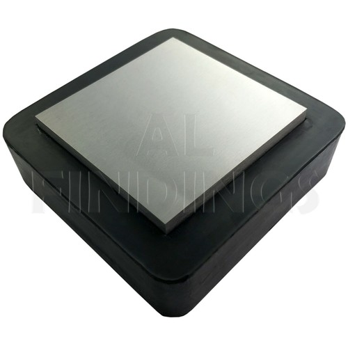 Solid steel rubber dapping - steel, 3"