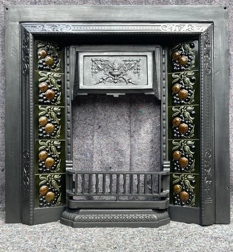Cast iron fireplace - iron, /
