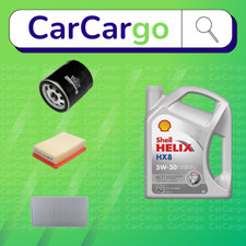 Service Kit Fiat Brava 1.9 JTD 105 Diesel 1998-2001 Oil Air Cabin + Shell Oil