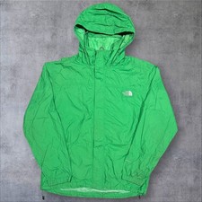 Mens Green The North Face Hyvent Hooded Waterproof Jacket (Size M) S647