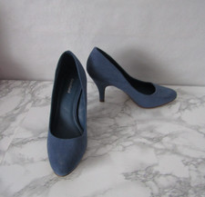 Graceland shoes ladies 36 Blue court shoes heeled shoes stiletto women's shoes