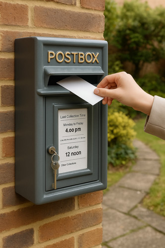 Post box wall - wall, mount