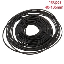 100pcs 40-135mm Mixed Rubber