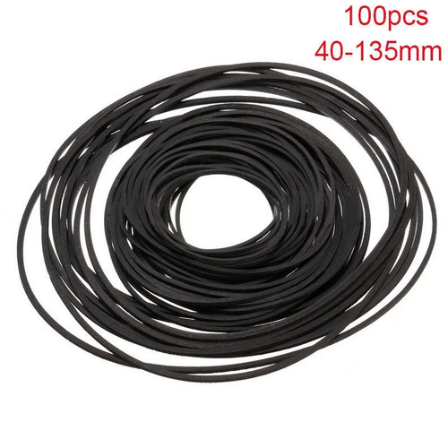 100pcs 135mm mixed rubber - 100pcs,