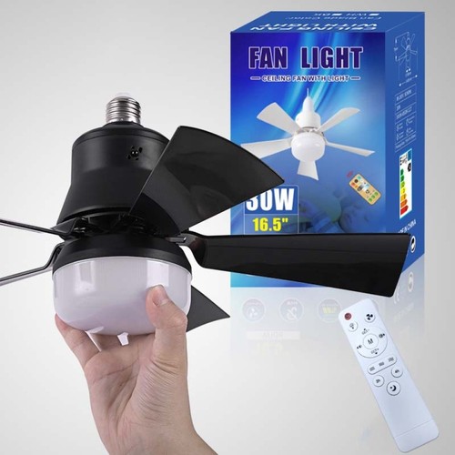 Modern ceiling fan - ceiling, led