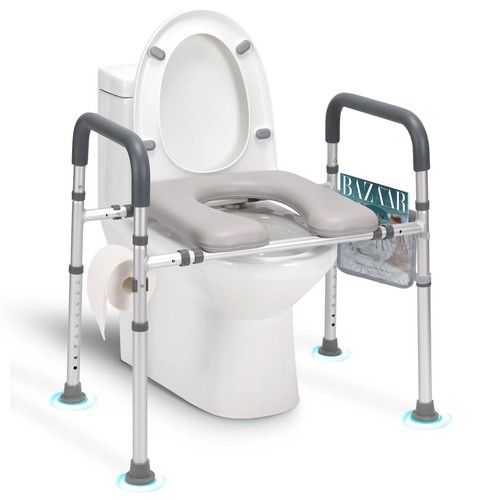 Raised toilet seat - raised,