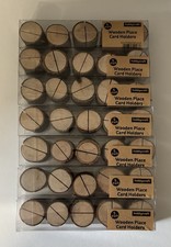 35 Wooden Slice Place Card