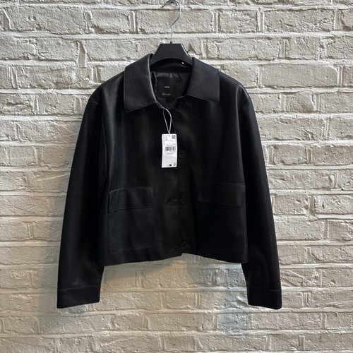Mango faux leather balck - faux, boxt