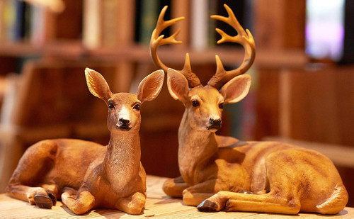 Resin buck and doe - resin,