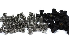 Kawasaki Ninja ZX-7R 1996-2003 Stainless Fairing & Screen Bolts Screws Well Nuts