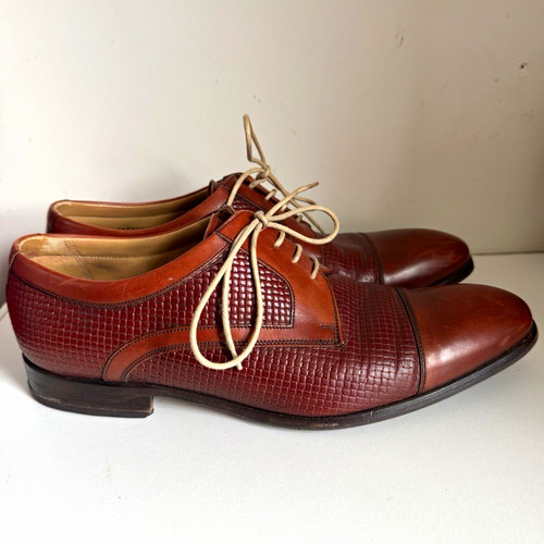 Barker men brown leather - brown,
