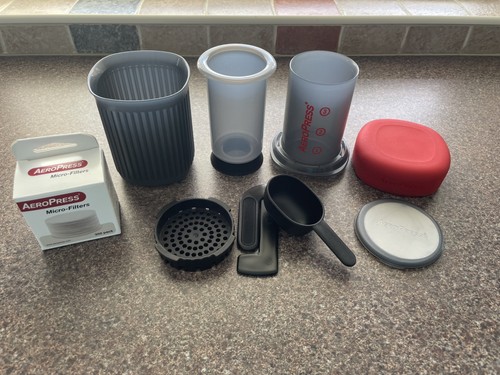 Aeropress coffee maker - aeropress, go