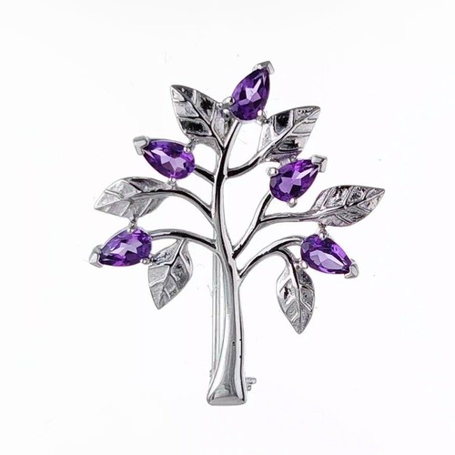 Sterling silver brooch tree - sterling,
