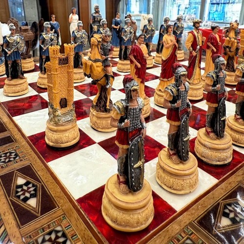 Chess set trojan sparta - chess,