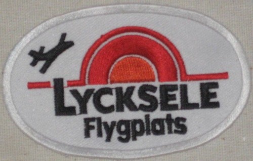 Lycksele flygplats patch - flygplats, 3