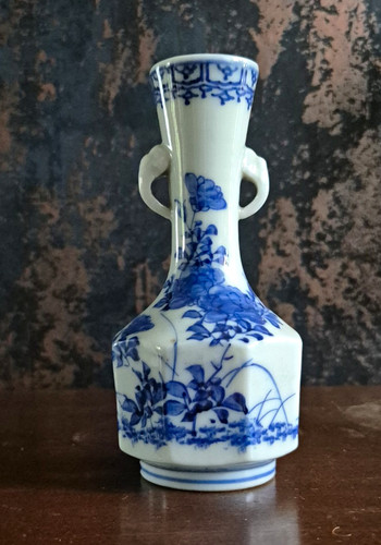 Antique japanese arita blue - japanese,