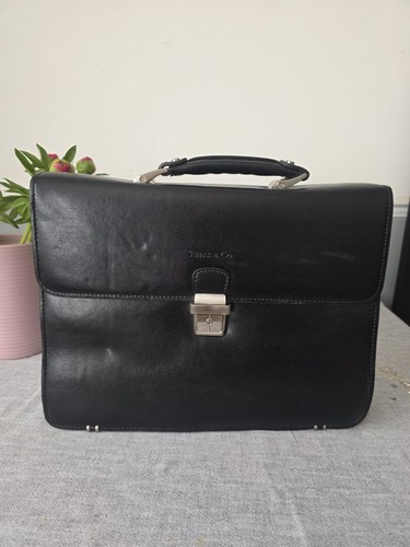Tress briefcase black - co,