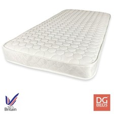 Mattress single Luxury Memory Hybrid white free delivery caravan