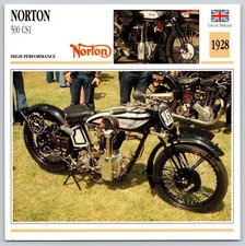 Norton 500 CS1 1928 Great Britain Edito Service Atlas Motorcycle Card