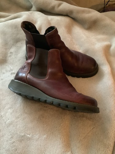 Burgundy leather fly - 🦋burgundy,