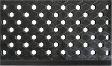 Hexa Rubber Door Mat Heavy Duty Non Slip Entrance Mat for Outdoor Front Door