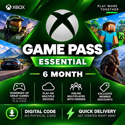 Xbox game pass essential - game, 6