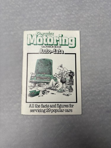 Popular motoring glovebox - popular, book