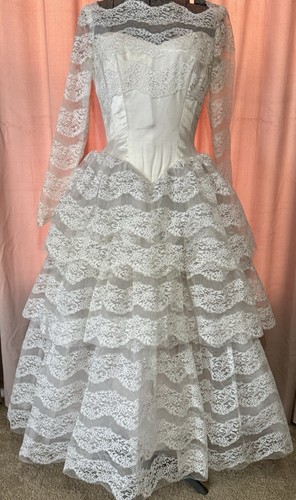 Vintage ivory lace - vintage, 50’s