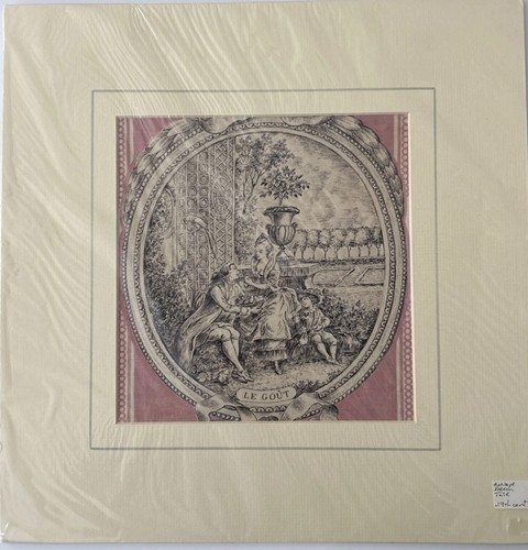 Antique french toile - toile, de