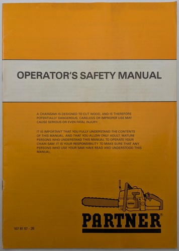 Vintage partner chainsaw - partner,