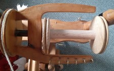 oak spinning wheel bobbins